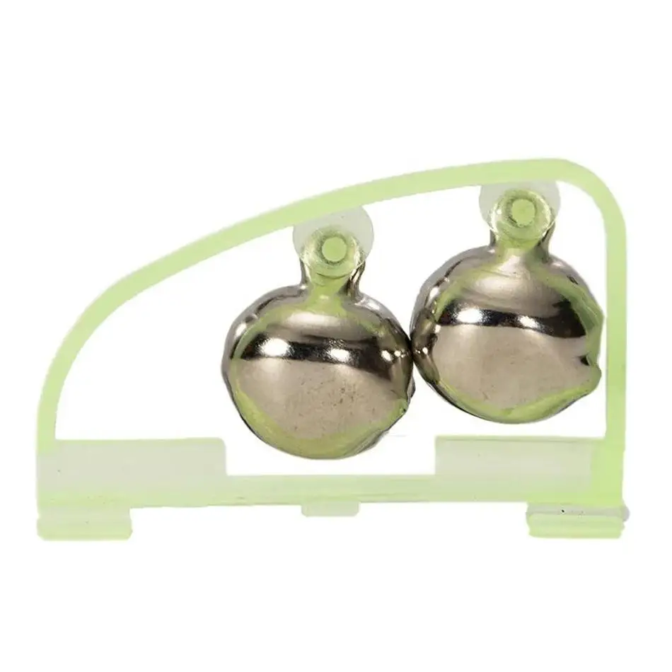 New 5 Pcs 5cm*3cm Fish Bell Fishs Equipment Luminous Sea Fishing Feeder Fishing Bell Twin Rod Tip Fish Bell Alarm Fish Tackle