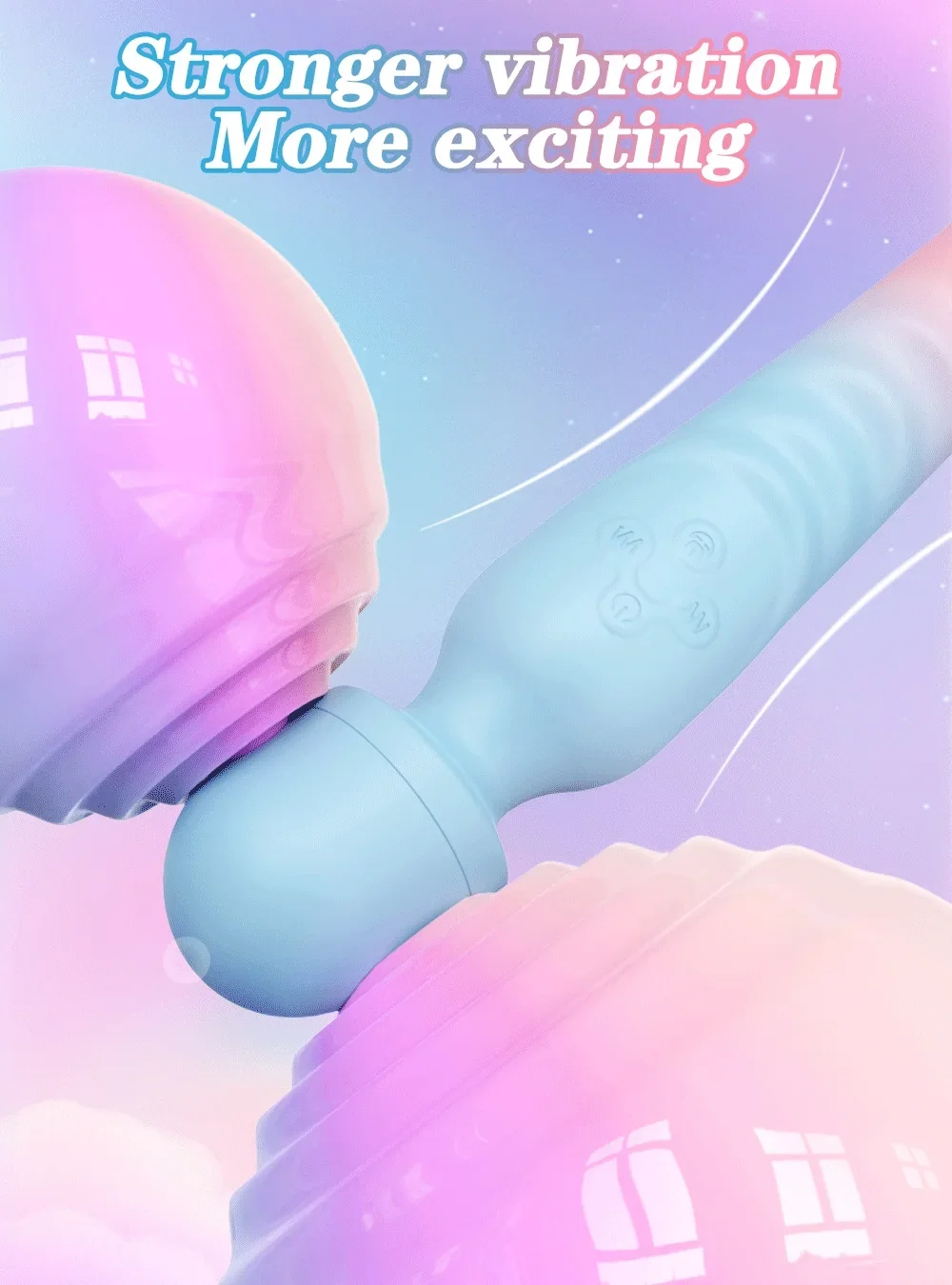 HeartCaptor G-Spot Vibrator Clitoral Stimulator Silicone Heating Wand Massager for Women Couples - Details 5