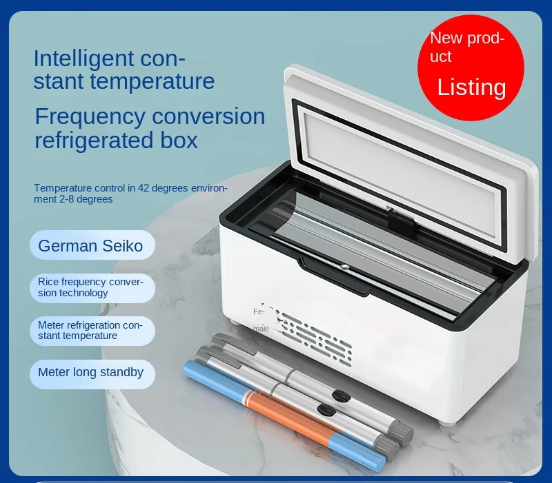 

Portable Insulin Frozen Box Charging Mini Mini Refrigerator Vehicle-Mounted Home Use