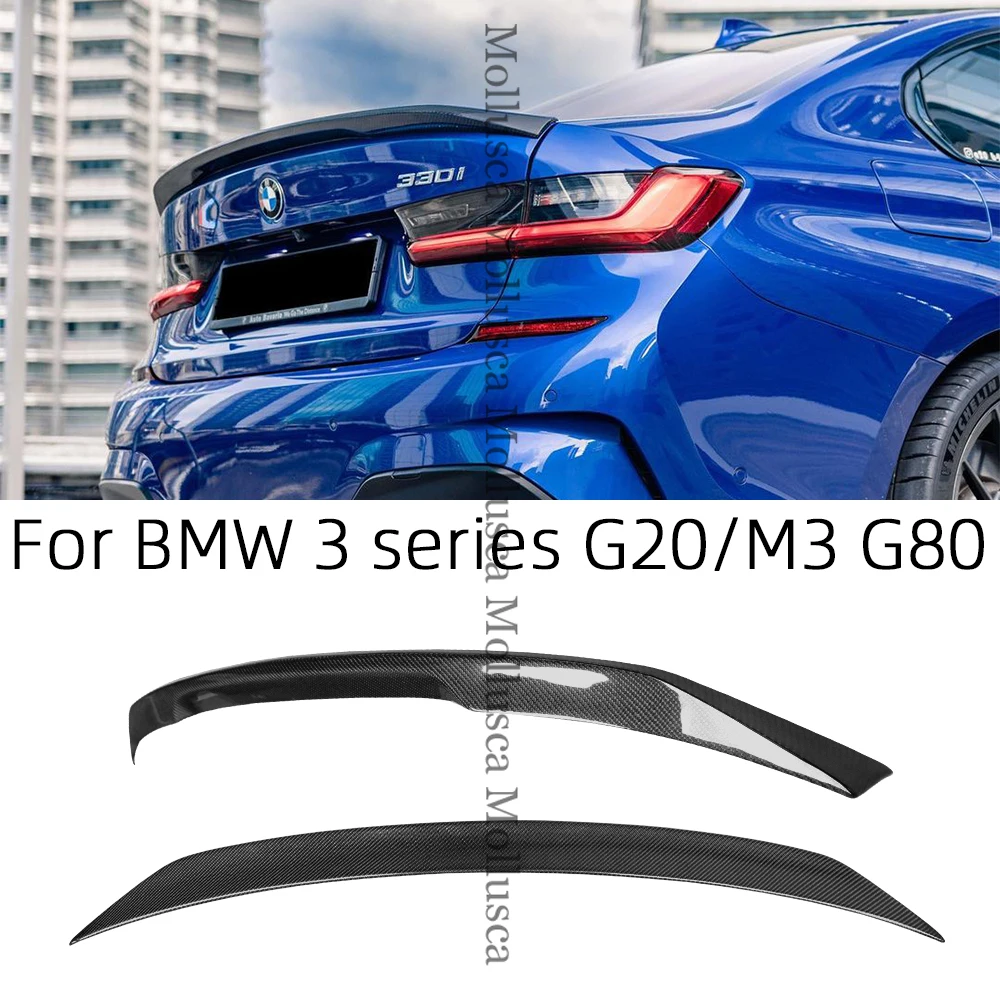 

For BMW 3 Series G20 G28&M3 G80 MP Style Carbon fiber Rear Spoiler Trunk wing 2018-2023 FRP honeycomb Forged