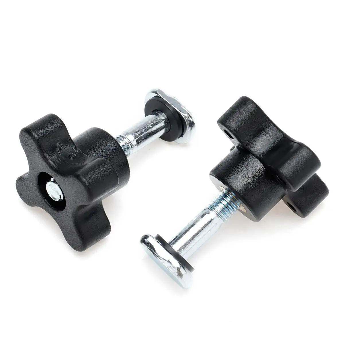 5pcs T-Track Knob Kit with 7 Star Threaded for Woodworking Jigs and Fixtures