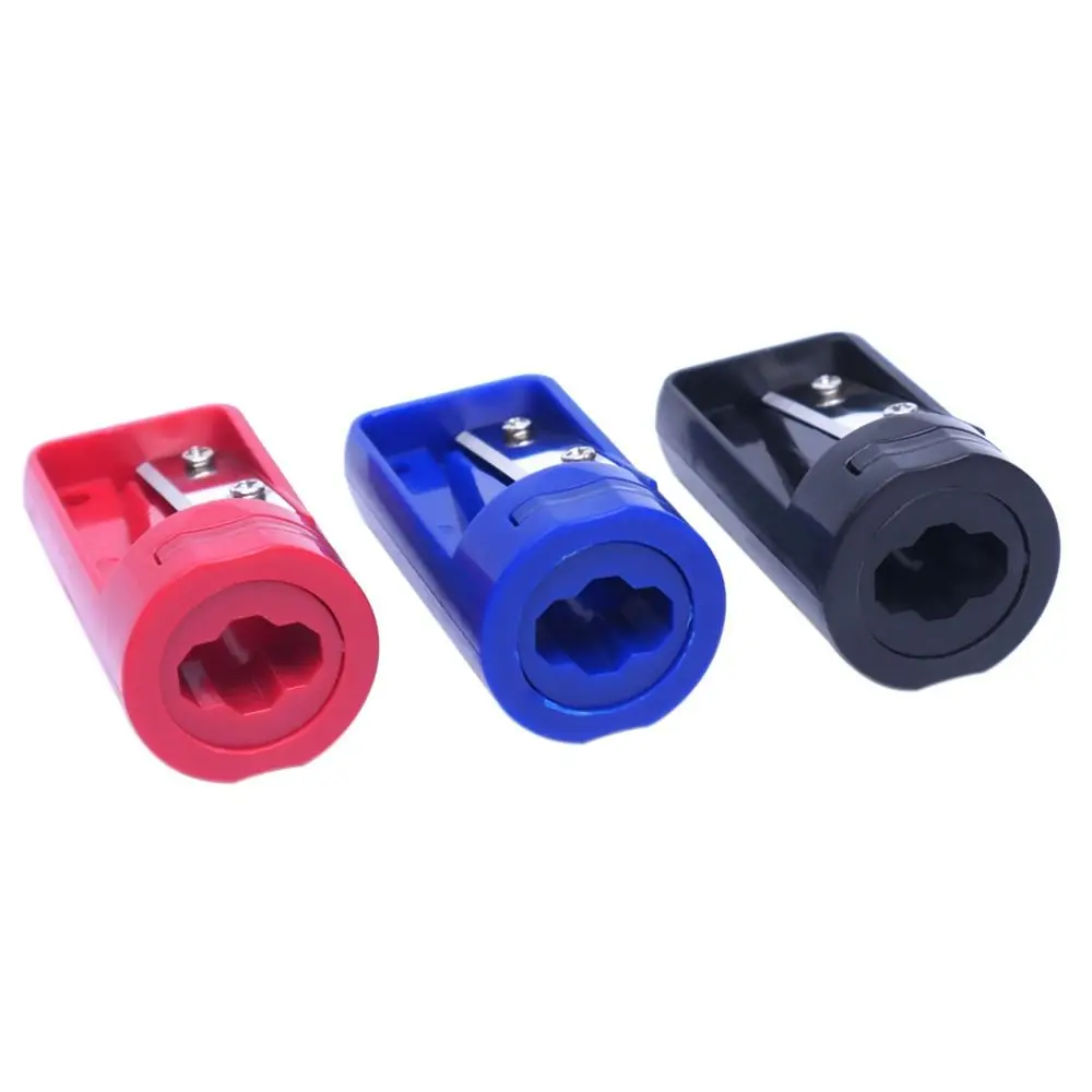 Strumento per la lavorazione del legno Taglierina manuale per matita per la lavorazione del legno Temperamatite portatile blu per carpentiere Utile e pratico per la scrittura dei compiti - immagine 5