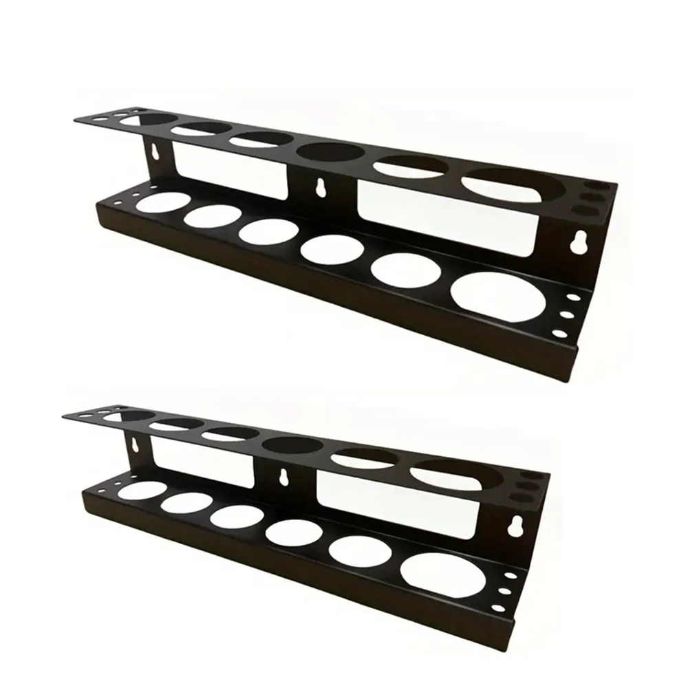 Caulking Gun Holder Wall Mount Heavy Duty Steel Hand Caulking Gun Storage Rack Organizer for Garage Workshop 4