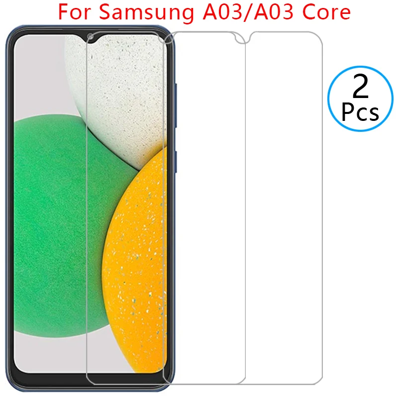 Custodia Per Samsung A03 Core Cover Vetro Temperato Su Galaxy A 03 03A Samsunga03 Galaxya03 Telefono Coque Samsun Samsumg Sansung Galaxi