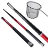 MBLN Brand,6m/236in Telescopic Rock Fishing Net, Foldable to 58cm, Multi-Layer Carbon Fiber, Corrosion-Resistant, Lightweight 3