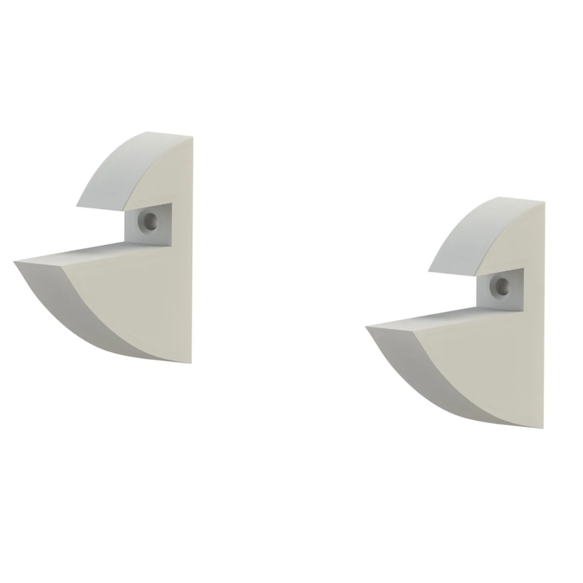Par Chrome Slip Clip Holder For Wooden Glass Shelf