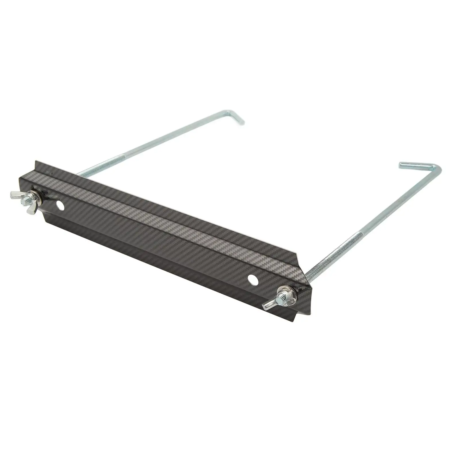 Universal Battery Hold Down Kit Stainless Steel Battery Crossbar with 8.7in Support Rods Car Tray Bracket