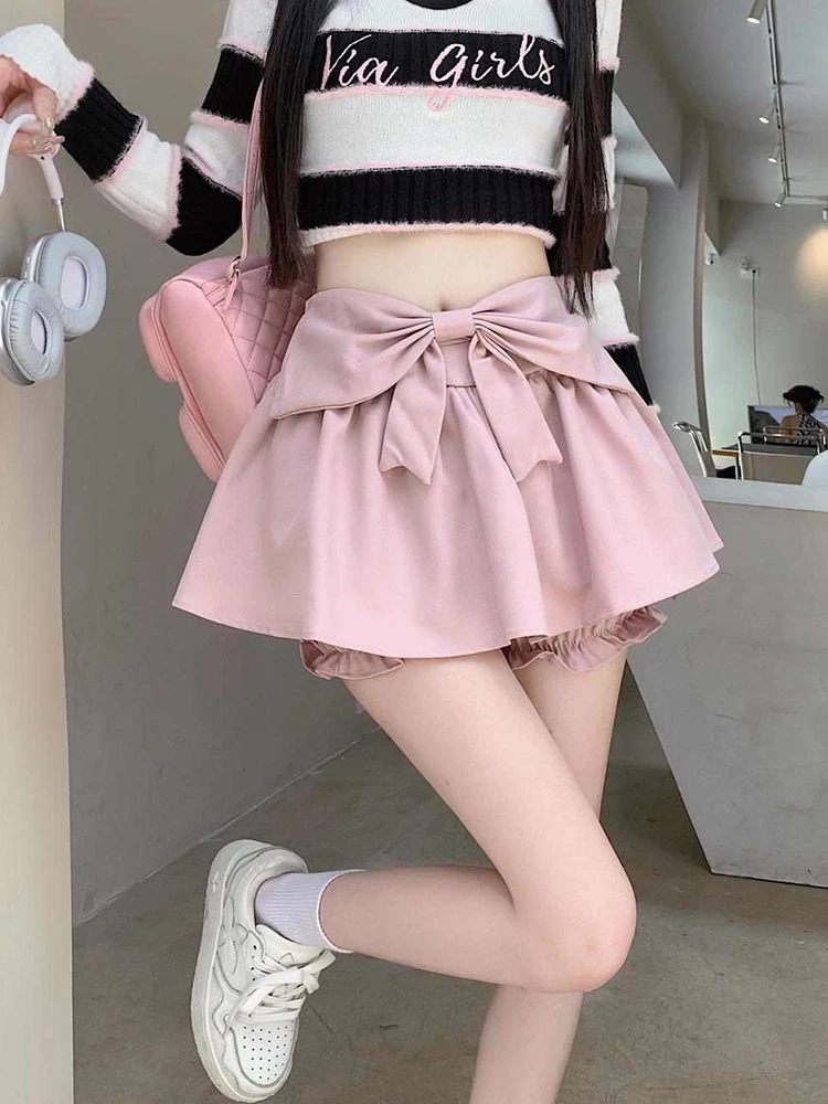 Jupe Femme New Look Taille 10 - Rose Brillant - Coupe Une Ligne (A-Line) Doublée - Occasion Très Bon État