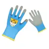 Rubber Gloves Kids Gardening Gloves with Cartoon Pattern Thorn-proof Puncture-resistant Design Non-slip Rubber Work for Children 1