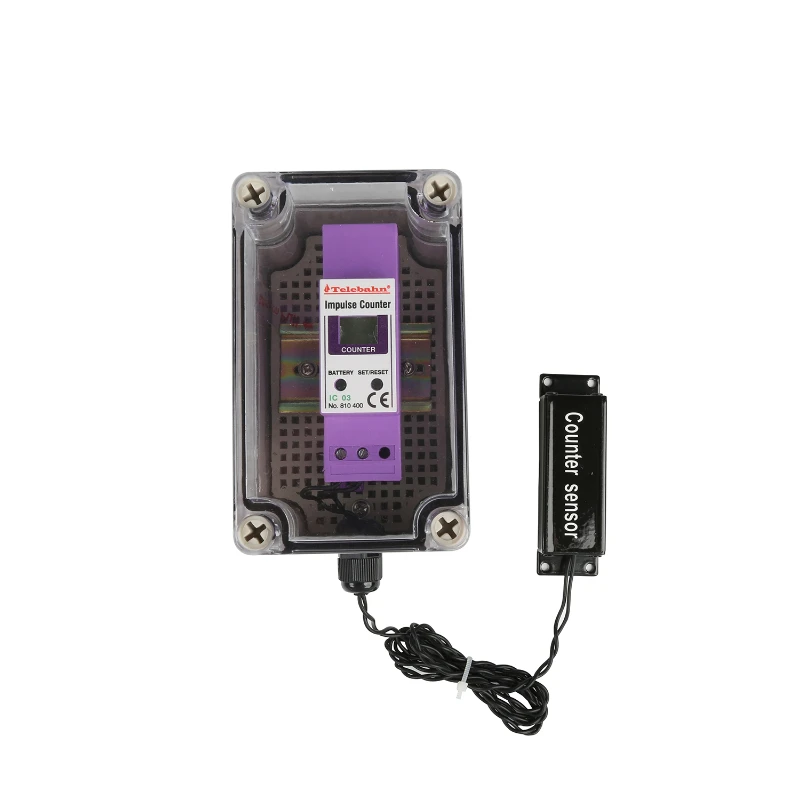 

0-999 3 Digits LCD IP65 Smart Lightning Strike Counter Dust And Water Resistant Lightning IC 03 Telebahn Impulse Indicator
