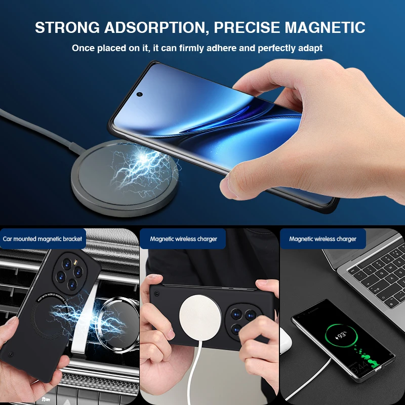 Frameless Magnetic Slim Hard PC Phone Case - Original Back Protection Cover
