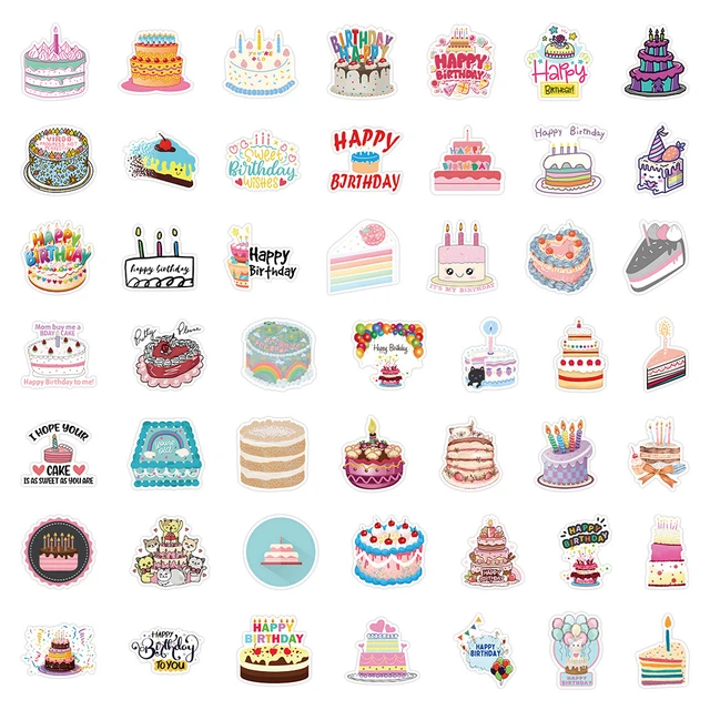 Birthday Stickers  Birthday sticker bundle