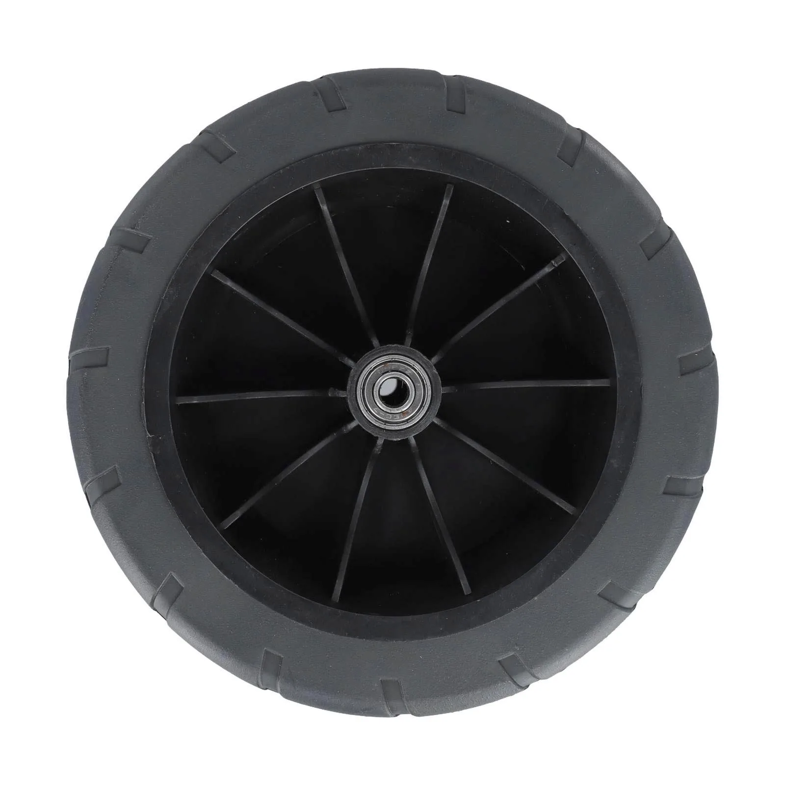 Beach Cart Wheel 8inch PU Wheel Cart Replacement 8-inch Tire Baby Stroller Beach Cart Bearing Inner Diameter 0.8 Big