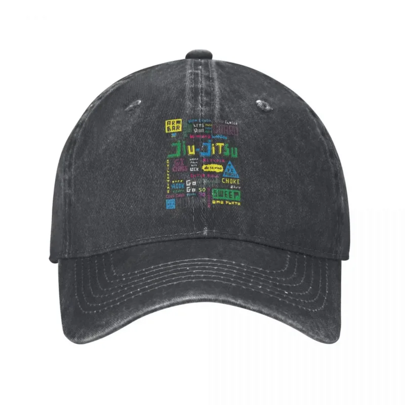 

Y2K jiu jitsu BJJ men women Baseball distressed cotton hats vintage outdoor summer snapback cap