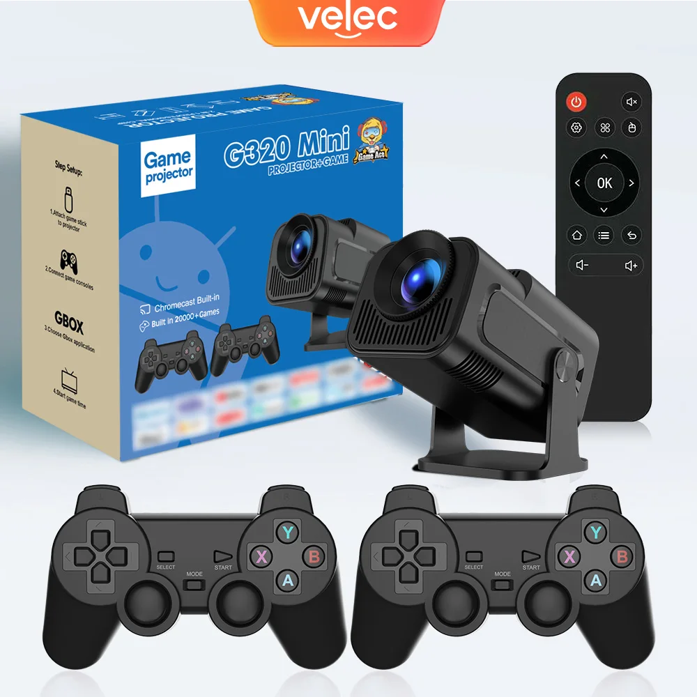 新品未開封　HY320 プロジェクター Amazon.co.jp: HY320 ミニ新ネイティブ 720P Android 11 4K