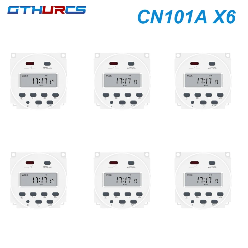 Таймер CN101A с ЖК-дисплеем, 12 В, 24 В, 110 В, 220 В