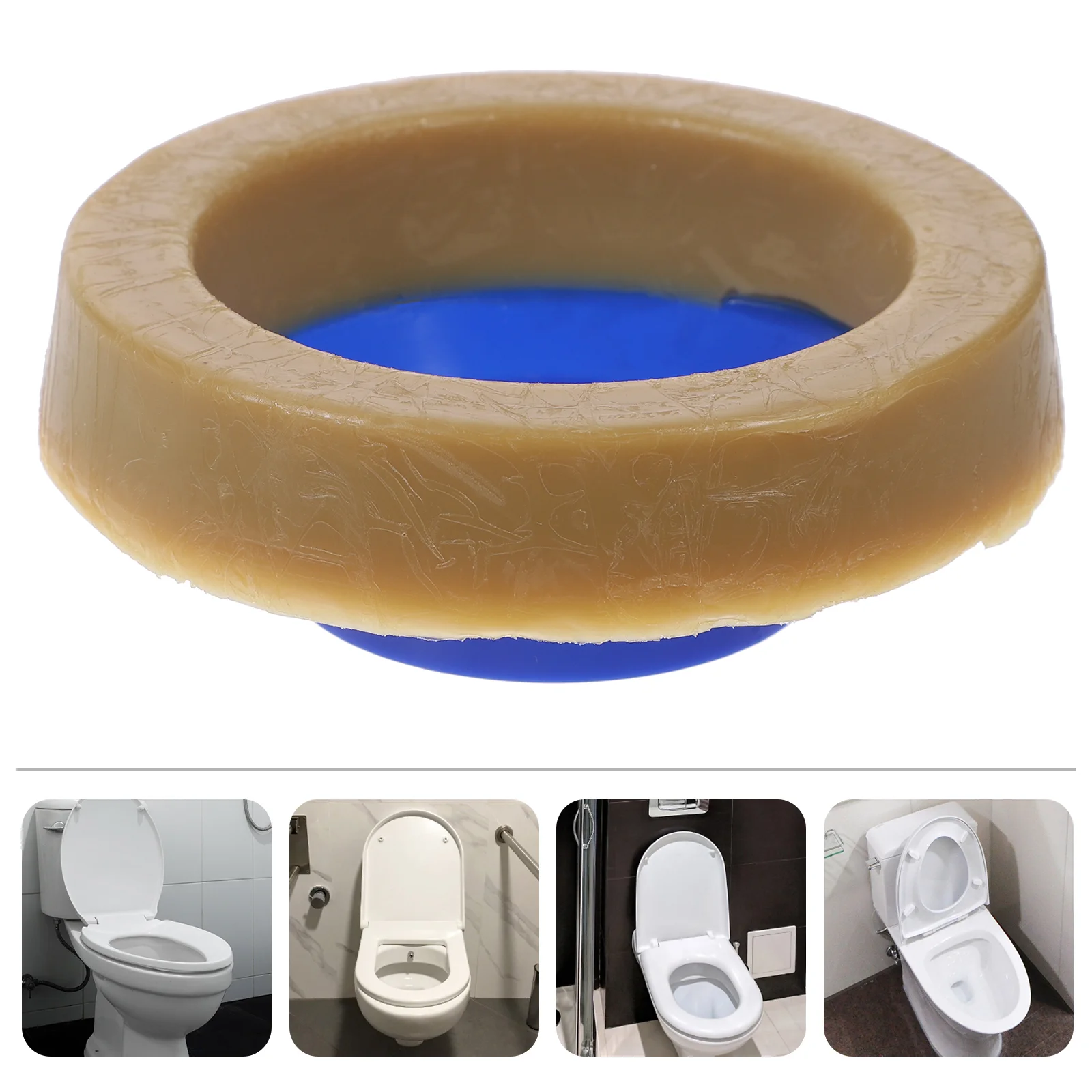 Toilet Bowl Rubber Ring Leak-proof Toilet Gasket Home Bathroom Thick Ring
