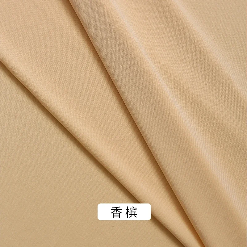 High Elasticity Milk Silk Fabric Solid Color Knitted Four Sided Stretch Spandex DIY Sewing Dress Skirt Dance Costume 0.5m/1m/2m