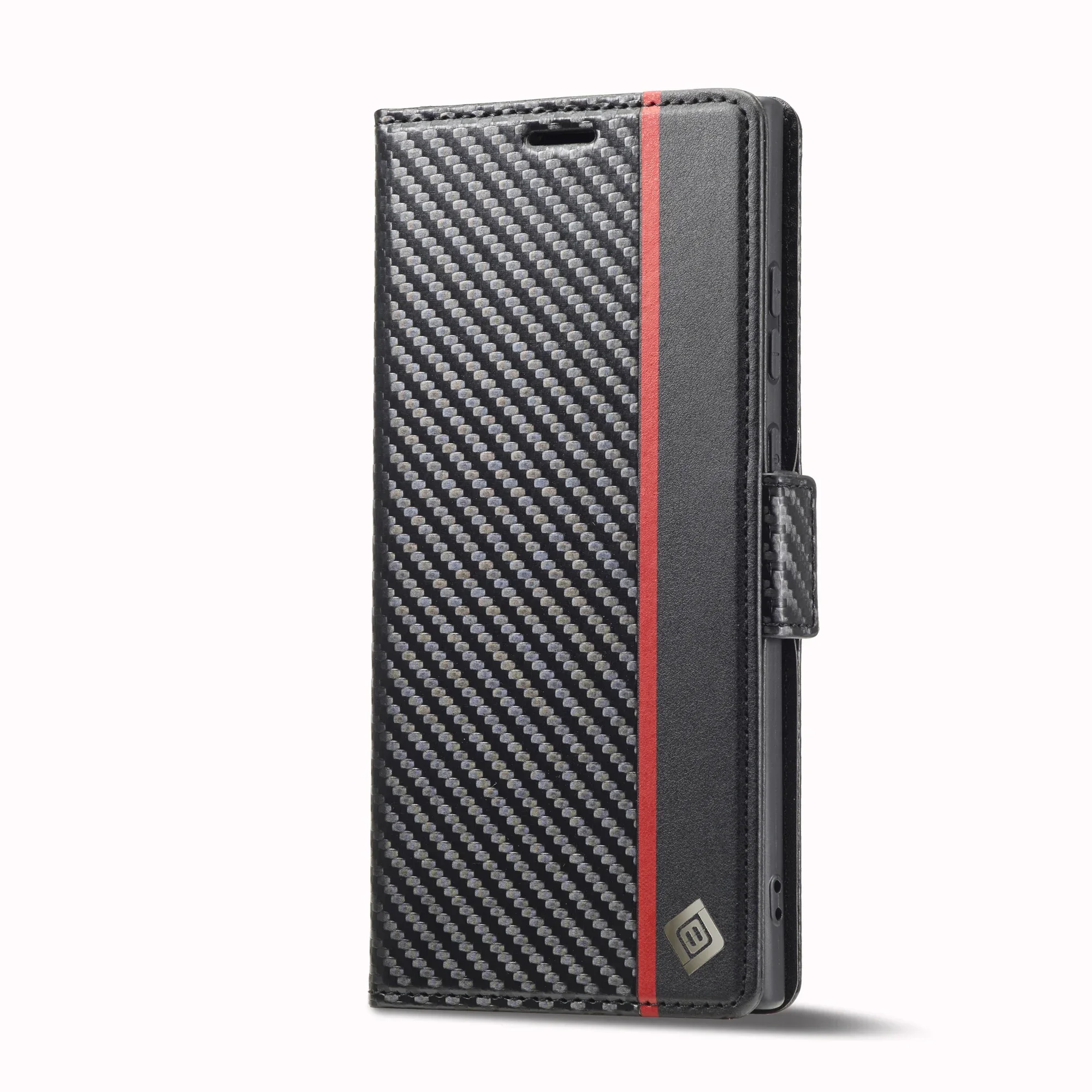 Premium Magnetic Leather Wallet Phone Case with Card Slot and Book Cover Design