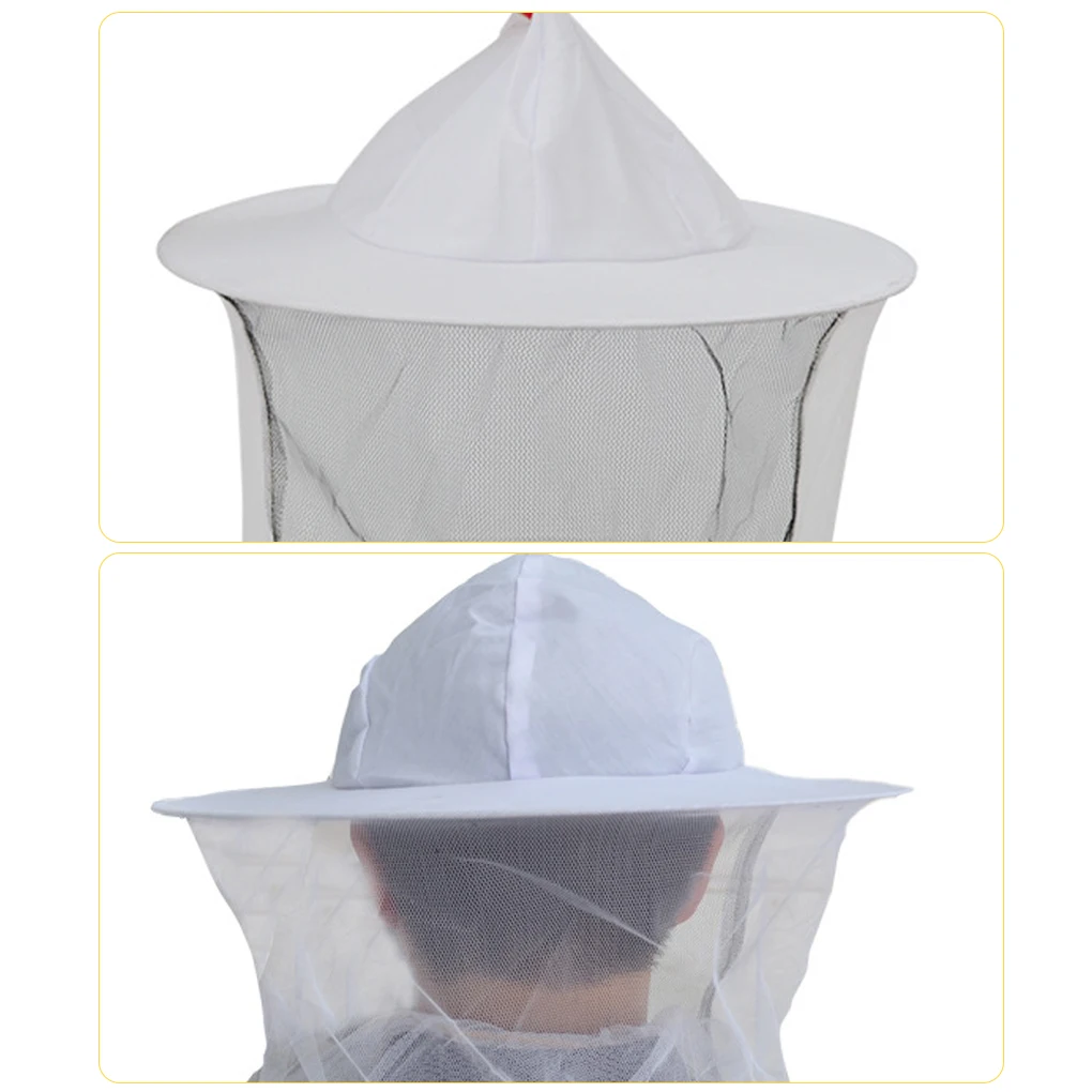 2pcs Stay Protected With Mesh Beekeeping Hat Premium Fabric For Beekeepers Multi-purpose High-quality Fabric 3