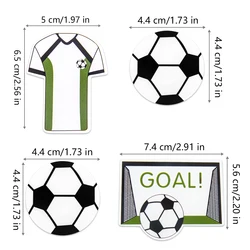 Soccer Theme Cake Topper Set - Perfect for Birthday Parties & Sport Celebrations (Style B)