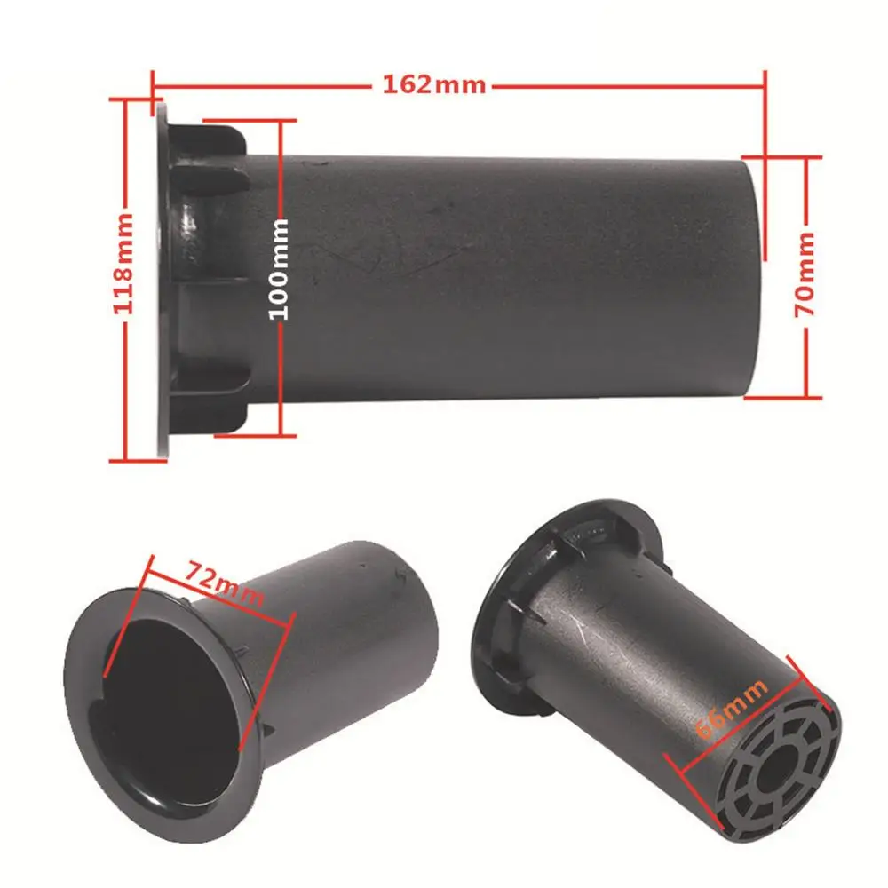Tubi Porta Altoparlante Bass Reflexes Tubo Sfiato Altoparlante Migliora Il Connettore Dei Bassi Risposta 3 5 Di Molti Tipi Accessori Nero