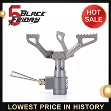 

BRS-3000T Outdoor Supplies Mini Camping Titanium Alloy Gas Durable Stove Light Weight Portable Gas Stove