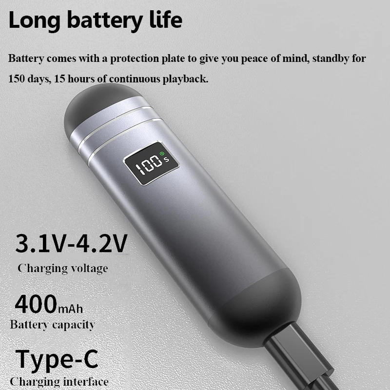 Under Pillow Sleep Aid Bluetooth Speaker Mini Bone Conduction Soundbar Music Player Built-in 32GB TF Card Support Timed Shutdown