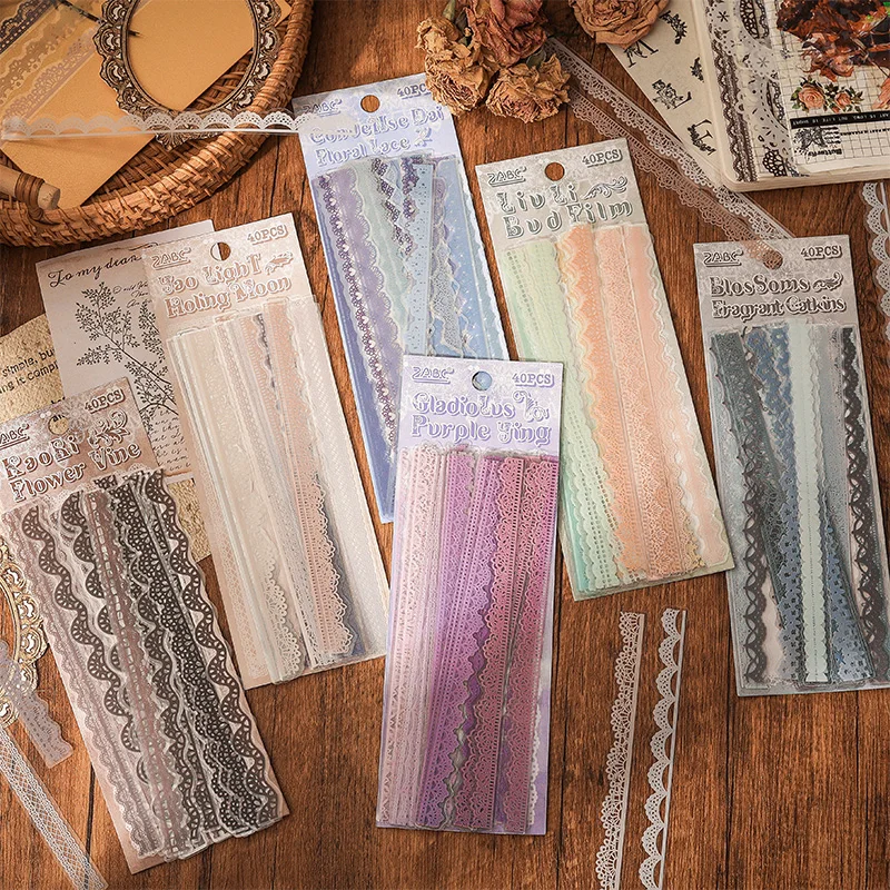 Lace Aesthetic Sticker Set 1