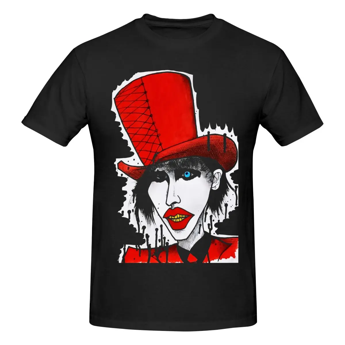 

Marilyn Manson Men's Classic Unisex Cotton T-Shirt for Men & Women, Classic Tee