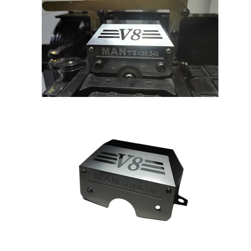 Cofano Del Motore Cambio Wave Box Per 1/14 Tamiya Truck Trailer Man 56325 Tgx V8 Tractor Tamiya Rc Cars Upgrade Accessori