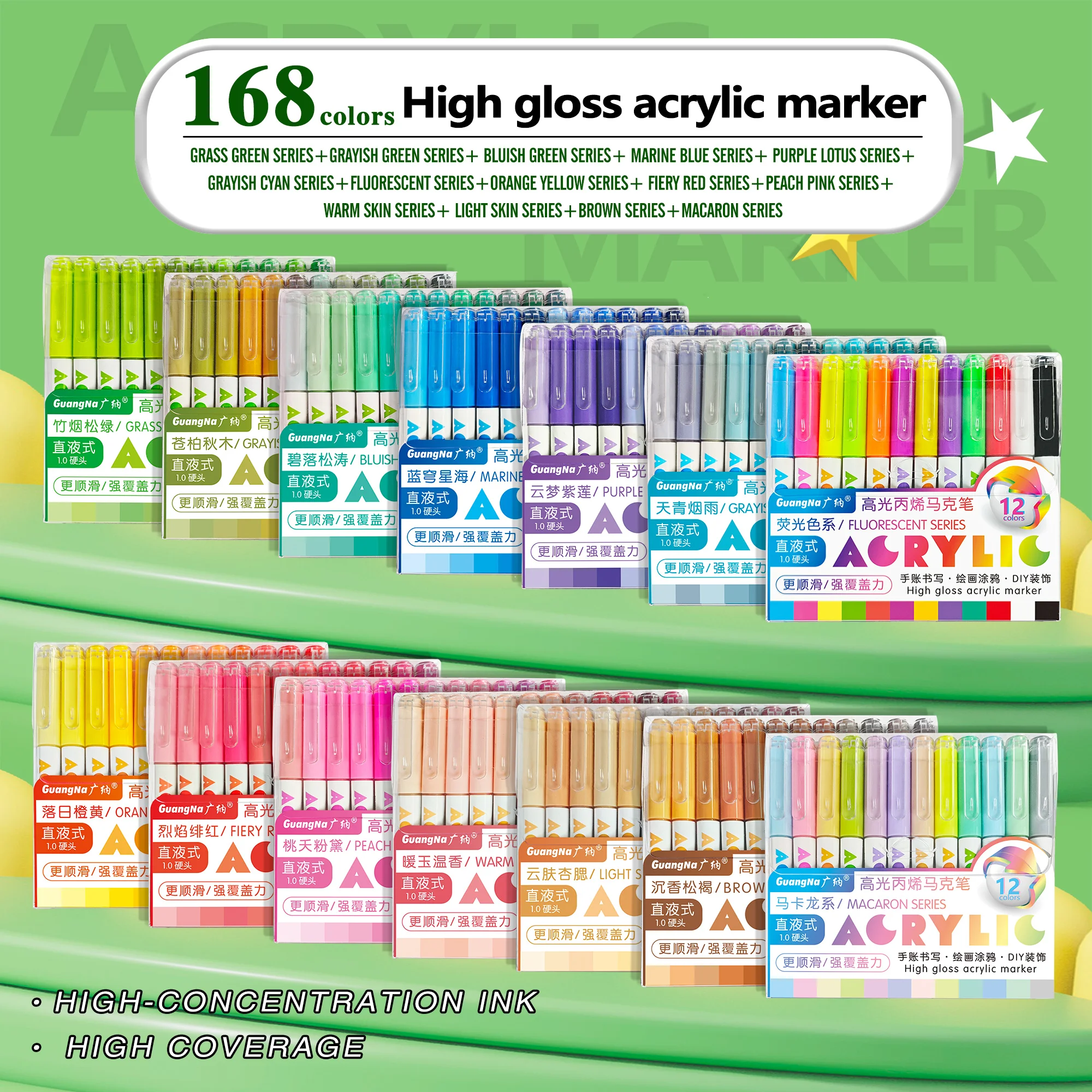 High Gloss Acrylic Markers 1