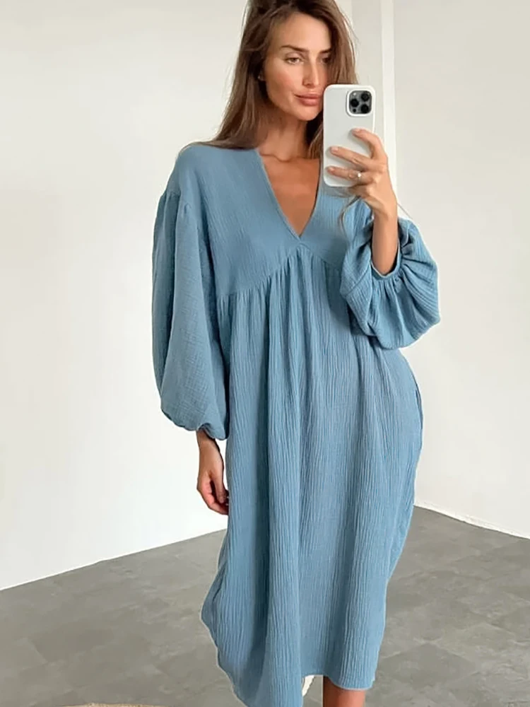 Vestido Encaje Manga Acampanada - Mujer | MANGO España (Península Y