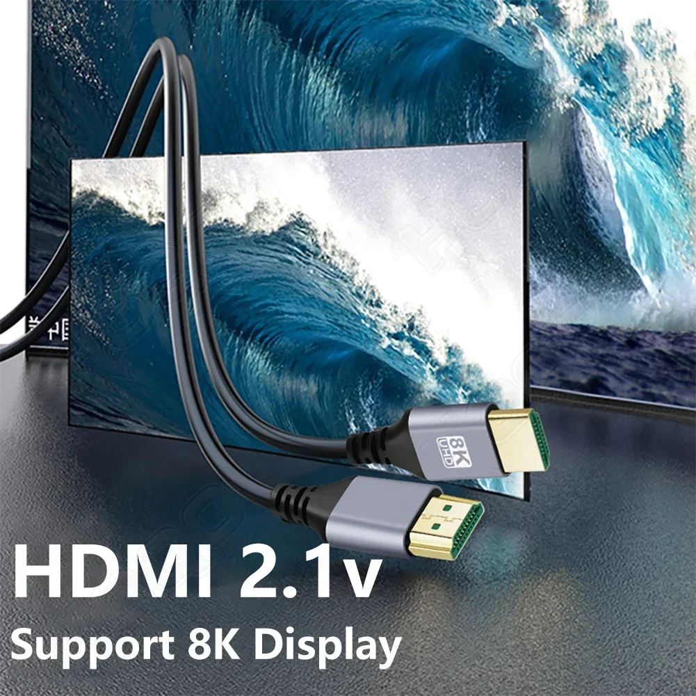 ʽ HDMI 2.1v ̺, 8K 60Hz 4K 120Hz 48Gbps eARC ARC HDCP ʰ HDR, HD TV Ʈ  PS4/5