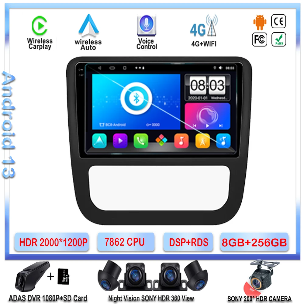 

7862 CPU Android For VW Volkswagen Scirocco 2008-2013 Stereo Head Unit Multimedia Player GPS Navigation No 2din DVD Auto Radio