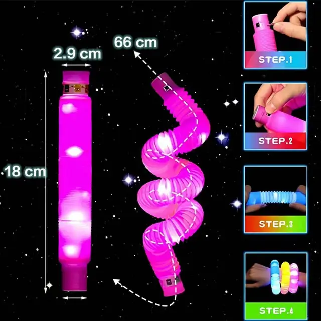 LED 플래시 어린이 장난감로 스트레스를 해소하세요.