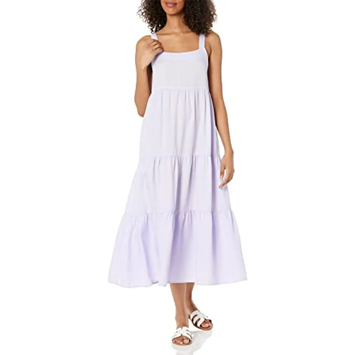 

Women's Tiered Maxi Tent Dress for Women Summer Dress Women Long Dress White Dress Wedding Dresses for Women Evening Dresses