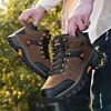 Outdoor Waterproof Hiking Boots Men's Women's Spring And Autumn Hiking Wear-resistant Mountain Sports Boots Hunting Sports Shoes 4