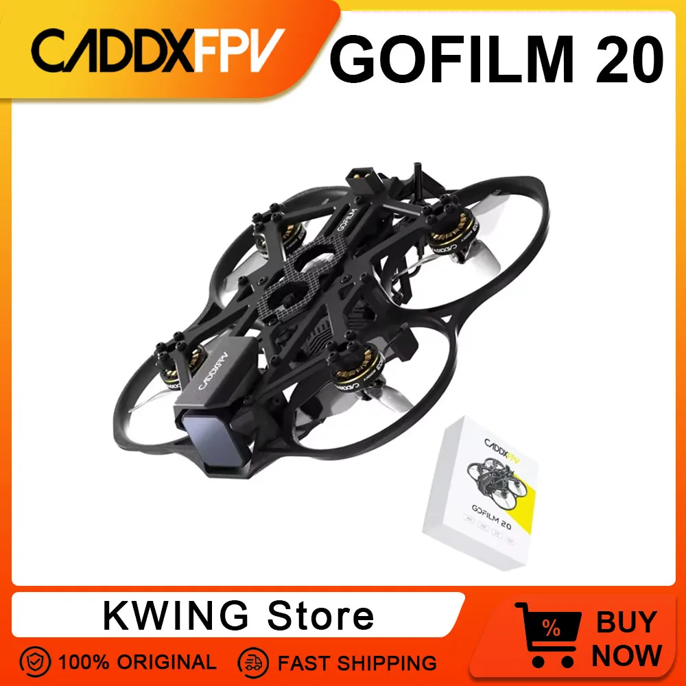 CADDX Gofilm 20 4K Starlight FPV Drone HD With 1303 6000kv Motors ELRS And Gyroflow Technology HD Digital VTX System CADDXFPV