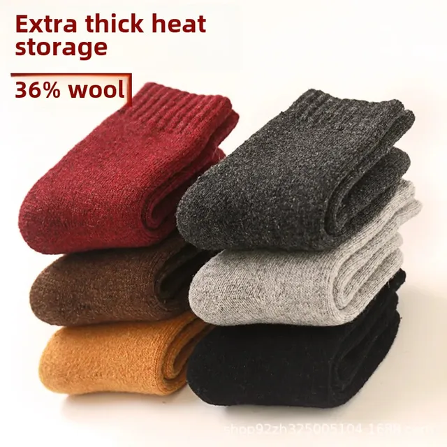 Thickened Warm Children's Woolen Socks Fleece-Lined Winter Footwear For Boys And Girls Wholesale 2
