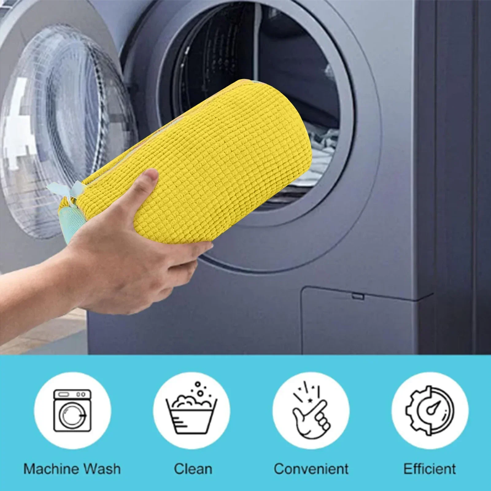 Lazy Shoe Washing Tool for Washing Machines Machine Washed Shoe Bag Anti Deformation High-efficiency Bag 2PCS