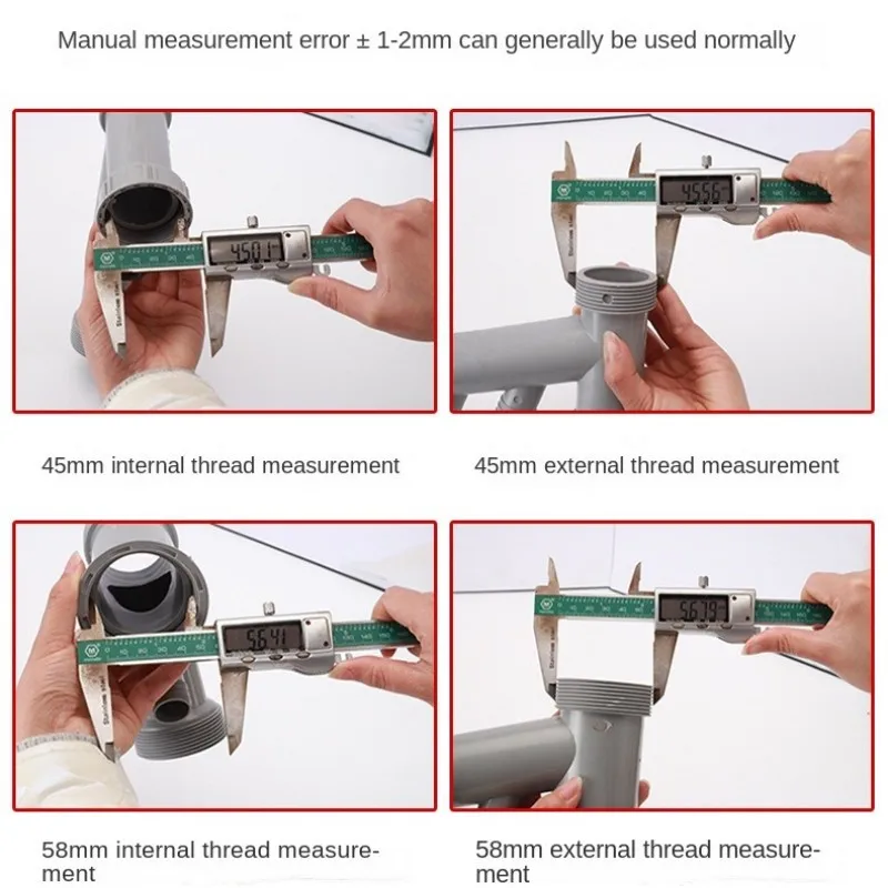 Sink Drain Pipe Adapter Y Shaped Basin Sewer Branch Connector Overflow Tube Thread Hose Joint For Kitchen Bathroom Accessories