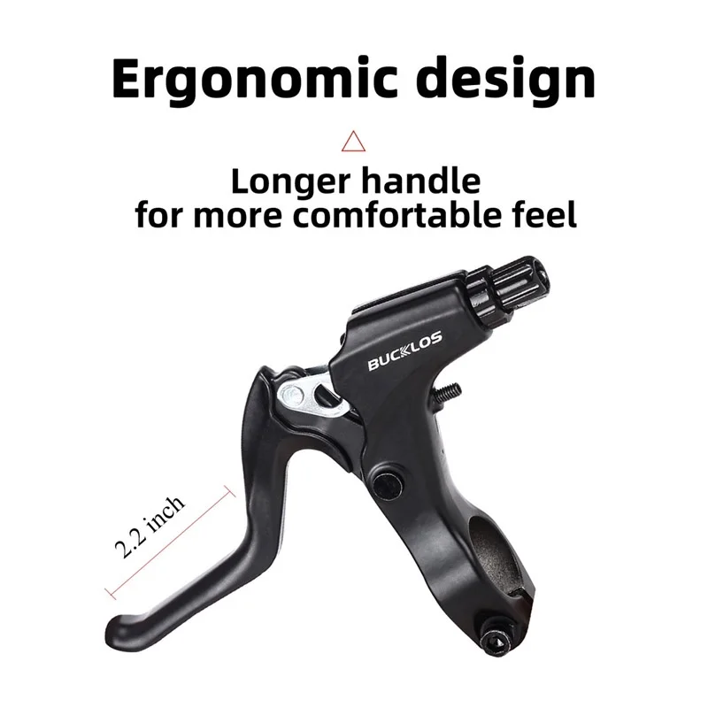 BUCKLOS Bicycle Brake Lever&Cable Set Durable Stainless Steel Brake Cable Universal Road Mountain Bike Lever Cycling Parts