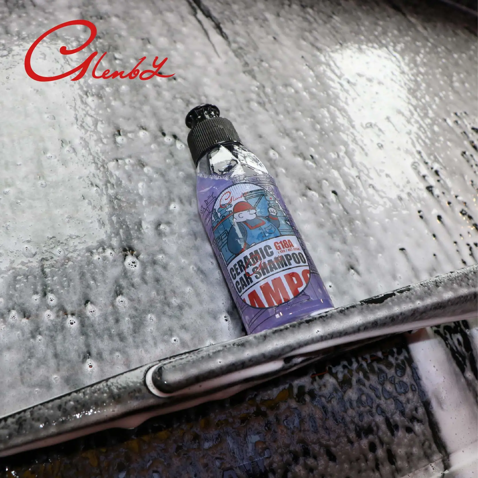 Car wash soap and wax, car cleaning fluid, easy to rinse, scratch free soap with wax protection, rich car wash fluid 5