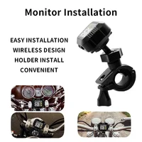 Motorcycle TPMS Tire Pressure Monitoring System Temperature Alarm With 2 External Sensors Moto Tyre Alarm Systems Real Time - Image 4