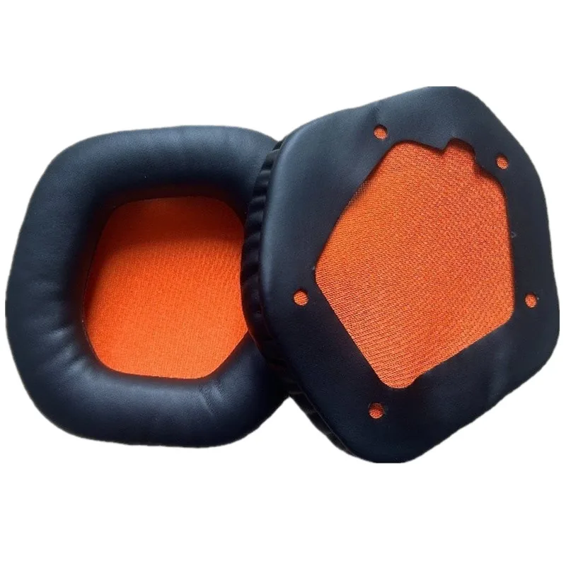 

Replacement 1 Pair Ear Pads Cover For Asus STRIX 7.1 Headphones Ear Pads Headset Foam Cushion Earmuffs Ear Cushion Black orange