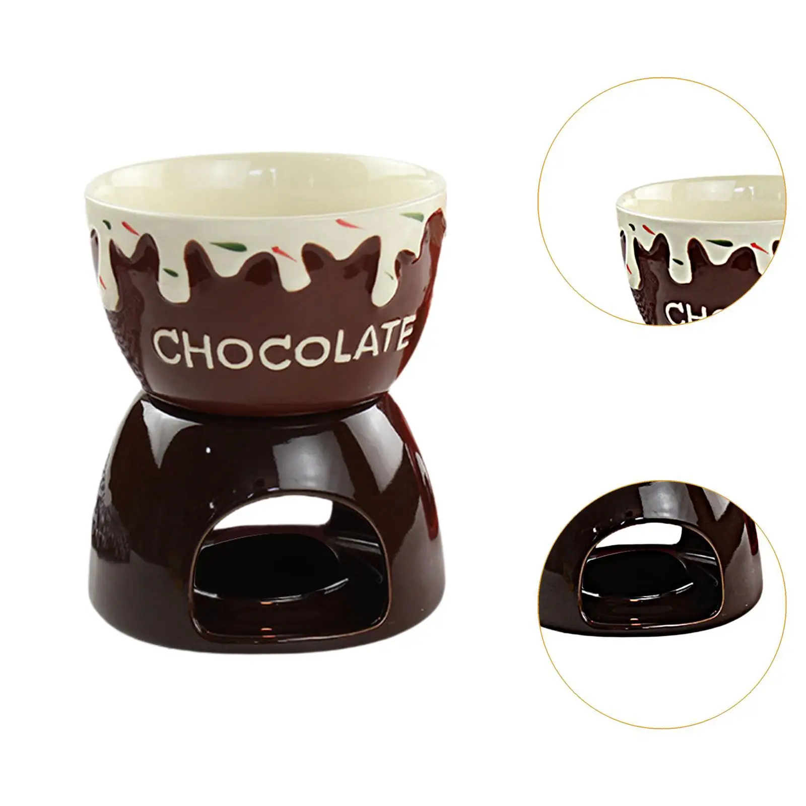 Chocolate Fondue Pot Birthday Gift Valentines Day Gifts Cheese Serving Fondue