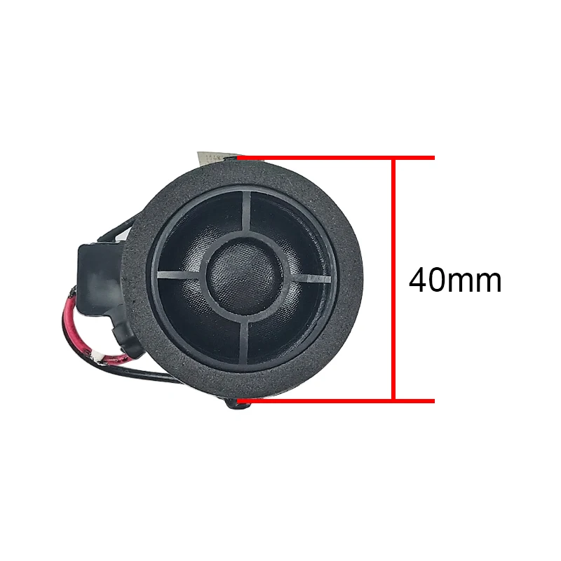 1.5inch 40MM Dome Silk Film Car Tweeter Neodymium Magnet 25MM Large Voice Coil Horn shield with Capacitor 4ohm 25W 2PCS