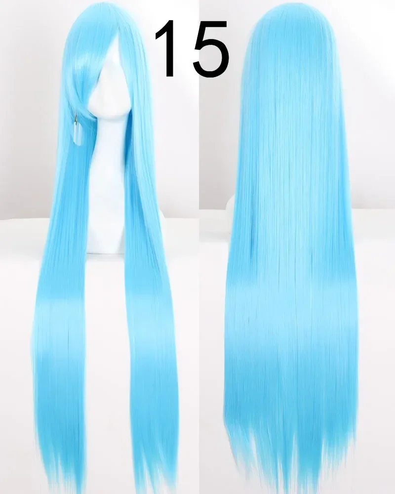 شعر مستعار تأثيري طويل وردي ، مقاوم للحرارة ، شعر...