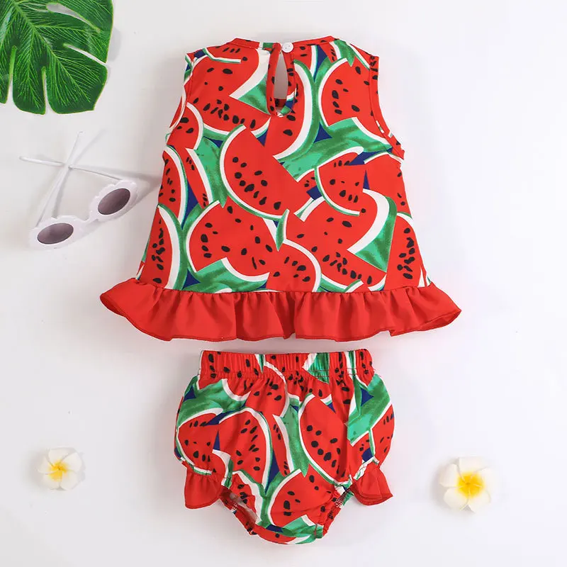New Baby Suit Boys' And Girls' Clothes Summer Children's Suit Baby Pants Two-piece Children's Clothes Summer Clothes Baby Clothing Set medium